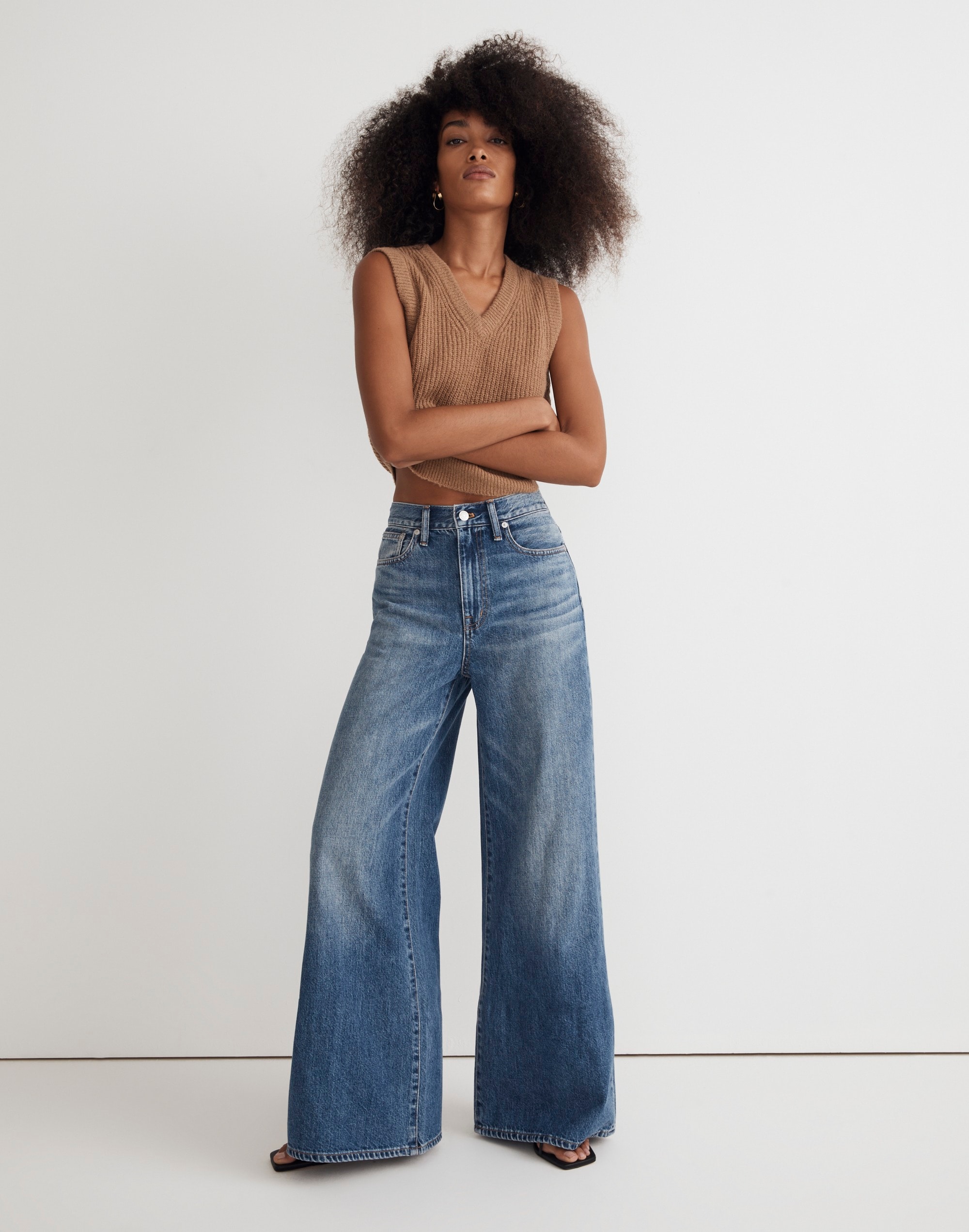 Extrawide-Leg Jeans in Montauk Wash | Madewell