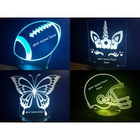 Personalized Led Night Light | Room Light Lamp Gift For Her Him | Etsy (US)