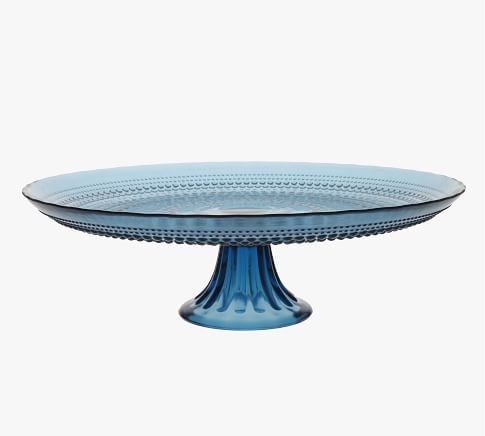 Jupiter Beaded Glass Cake Stand | Pottery Barn | Pottery Barn (US)