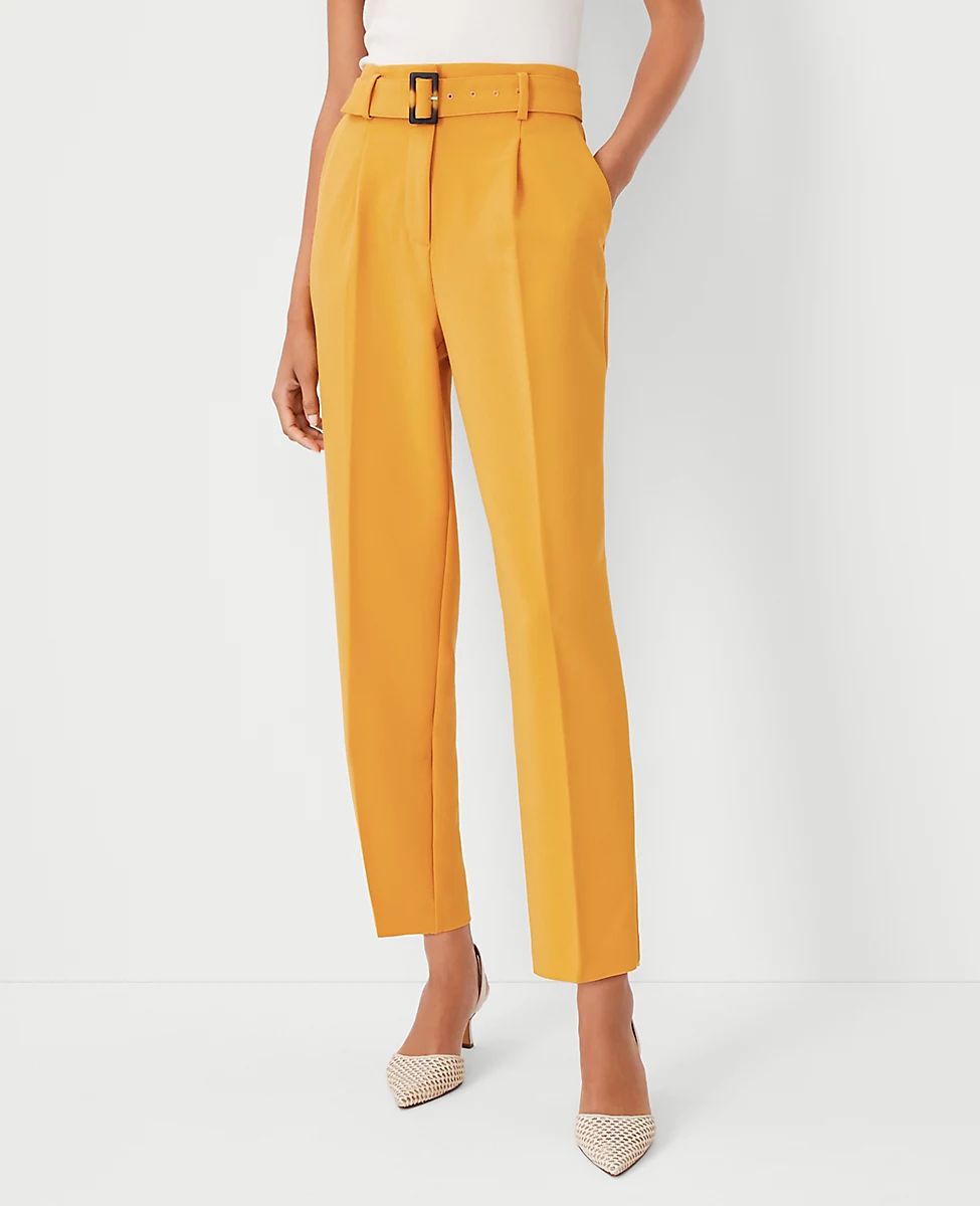 The Belted Taper Pant | Ann Taylor (US)