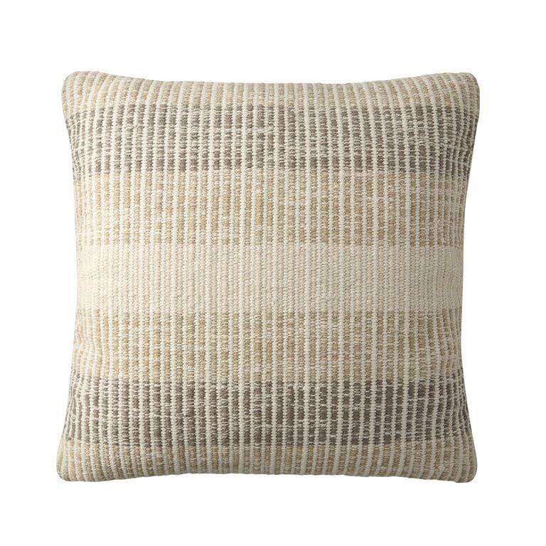 Better Homes & Gardens Liam Textured Stripe 24" x 24" Pillow by Dave & Jenny Marrs - Walmart.com | Walmart (US)