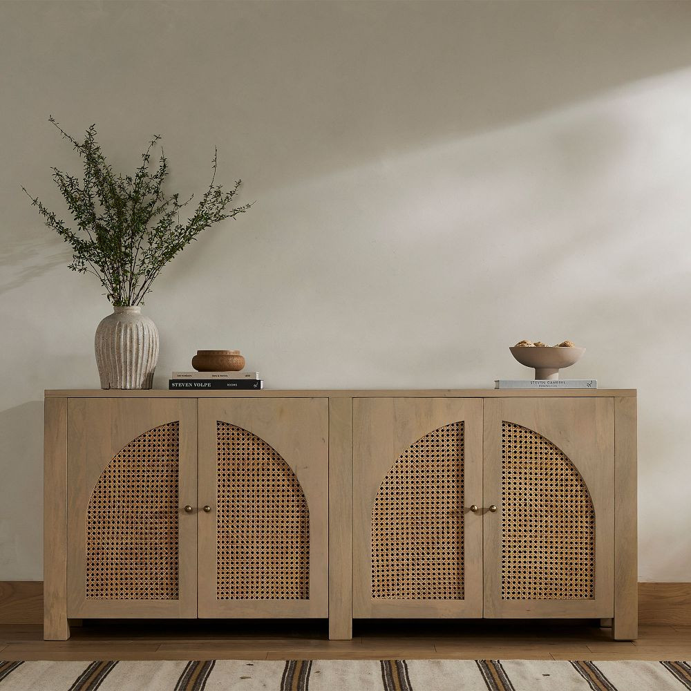 Cane Arches Buffet (78") | West Elm (US)