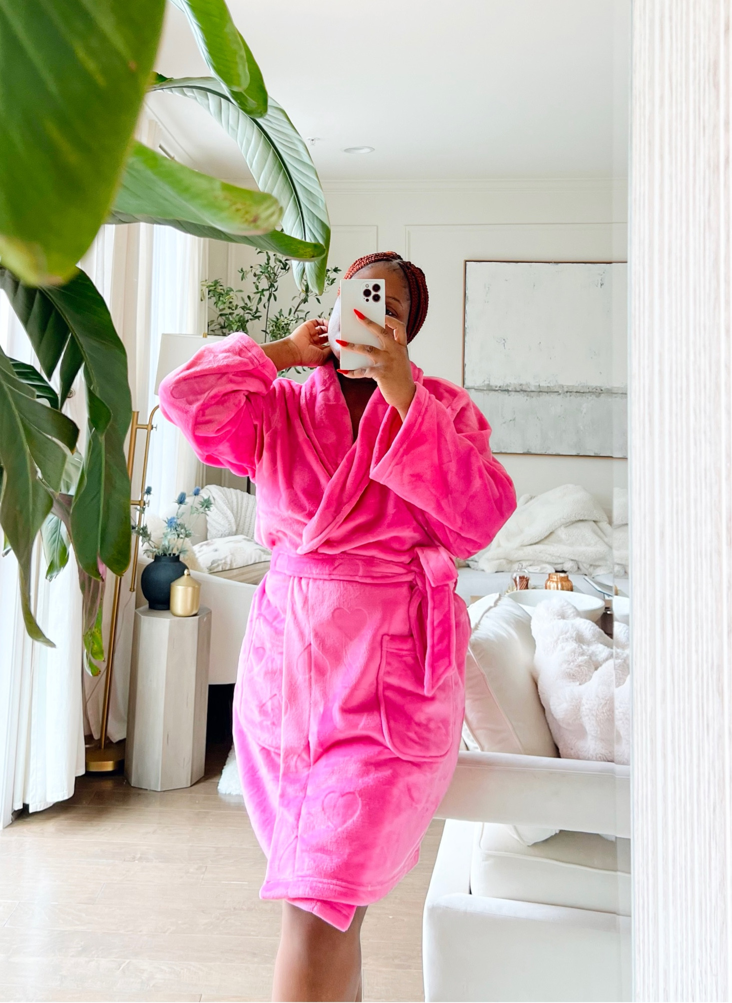Pink bath robe on sale at Victoria Secret. Pink hearts robe, Victoria Secret robe , , short robe , bath robe , lounge wear , Galentine’s day gift, gift for her 

#LTKmidsize #LTKsalealert #LTKGiftGuide