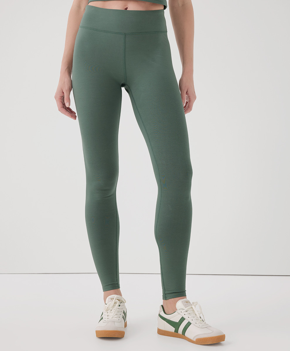 Women's Dark Forest On the Go-To Legging L | Pact Apparel