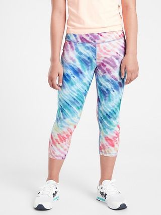 Athleta Girl Printed Chit Chat Capri | Athleta