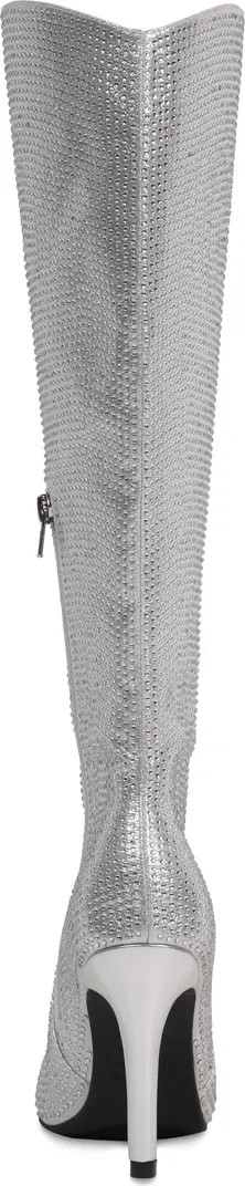 Mackynzie Rhinestone Stiletto Boot (Women) | Nordstrom Rack