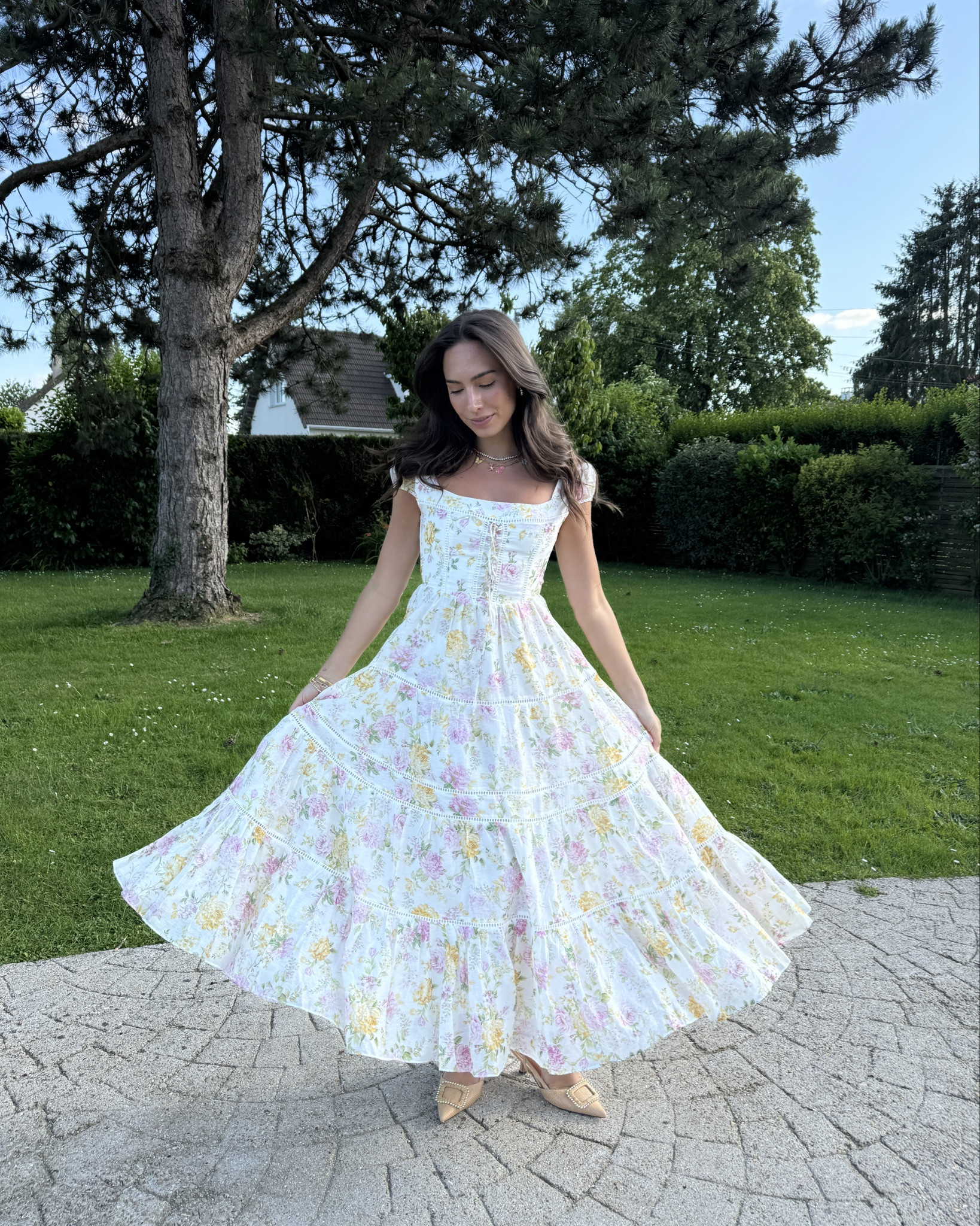 summer garden party floral dress. inspired by love shack fancy, zimmerman. 

#LTKuk #LTKsummer #LTKeurope