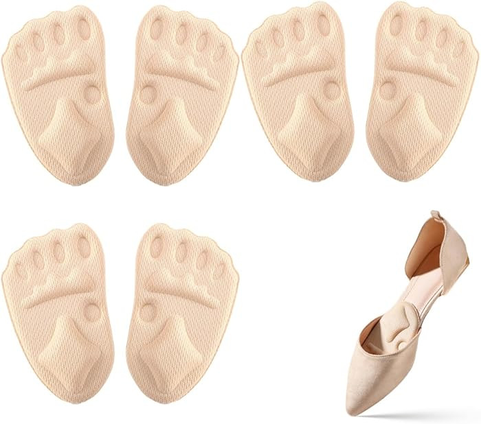 2025 Upgraded Metatarsal Pads Women, Shoe Inserts for Women, Ball of Foot Cushions Relief and Com... | Amazon (US)