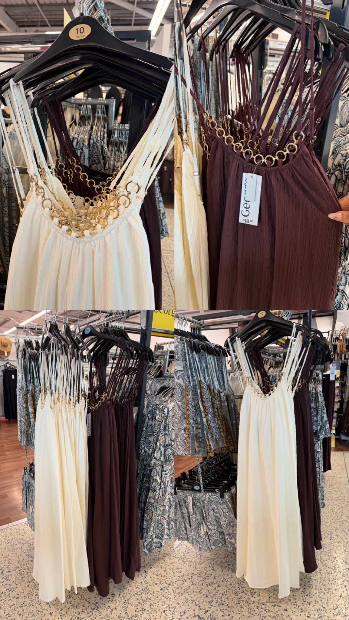 Stunning ring detailed dress from George! Wow! Lovely for holiday!

#LTKuk #LTKsummer #LTKfestival