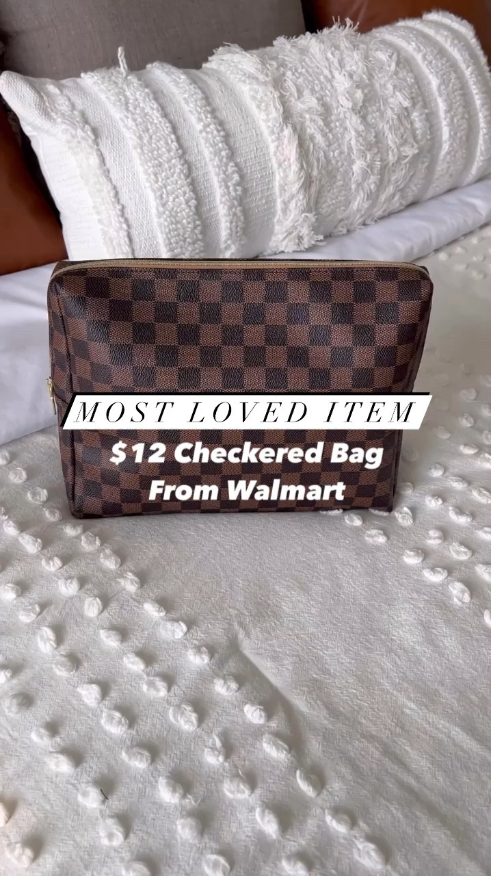Most loved $12 checkered bag from Walmart! Comment SHOP and I’ll send you the deets. 

#bag #checkered #travel #walmart #musthave #bestseller #toiletrybag #cosmeticbag #travelbag #designerinspo #bags #diaperbag

#LTKFindsUnder50 #LTKBacktoSchool #LTKTravel