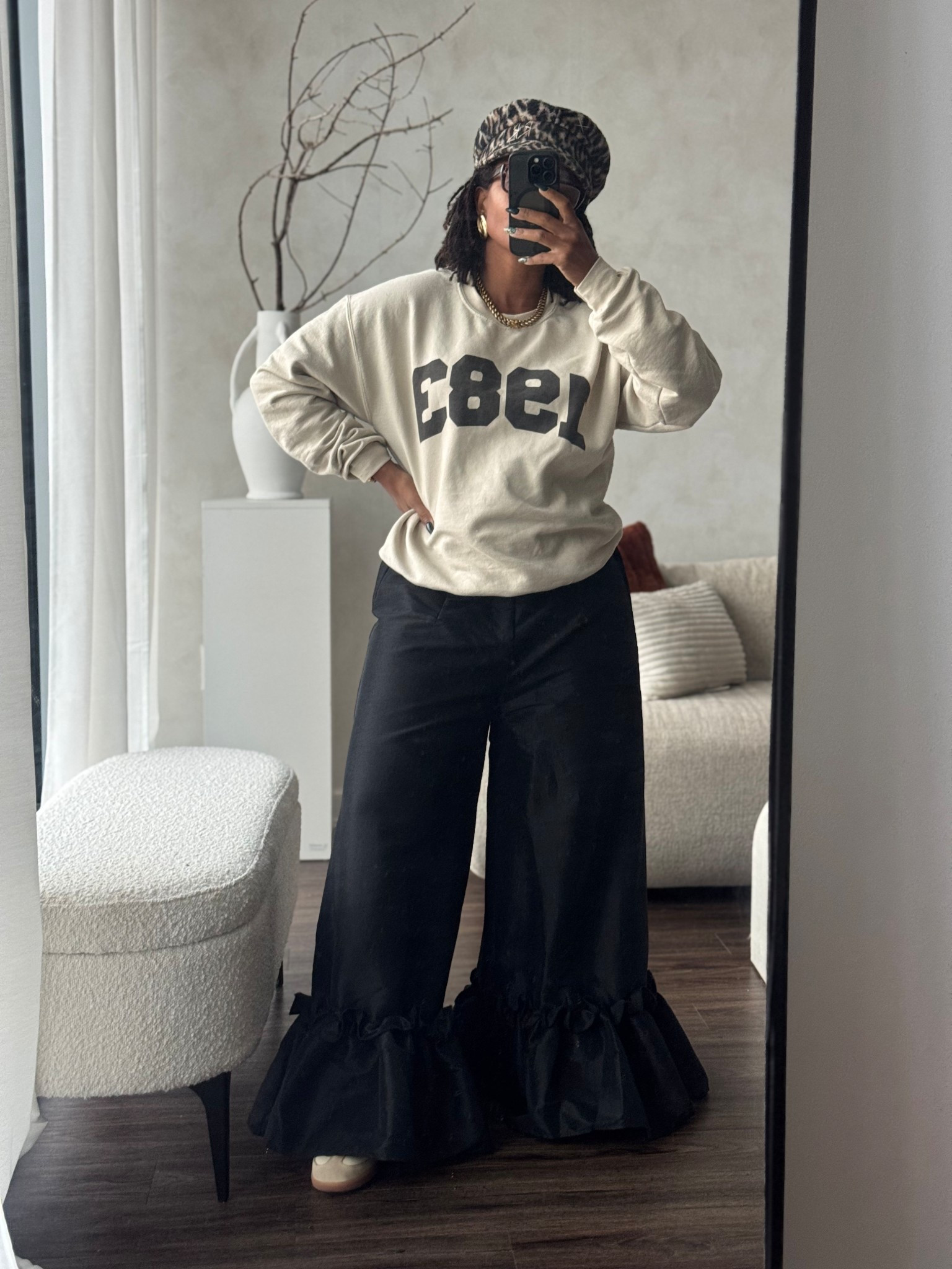  80ies baby! 🙌🏽 - A little Amazon lewk of the day or whatever!! 

Sweatshirt - Med they have different years to choose from 

Pants - large (for an oversized fit has stretchy waist band for comfort ) 
I’m 5’2 for reference size 8 bottom. 

#LTKFindsUnder50 #LTKSeasonal #LTKootd