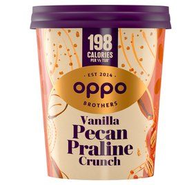 Oppo Ice Cream Vanilla Pecan Praline 475ml | Ocado