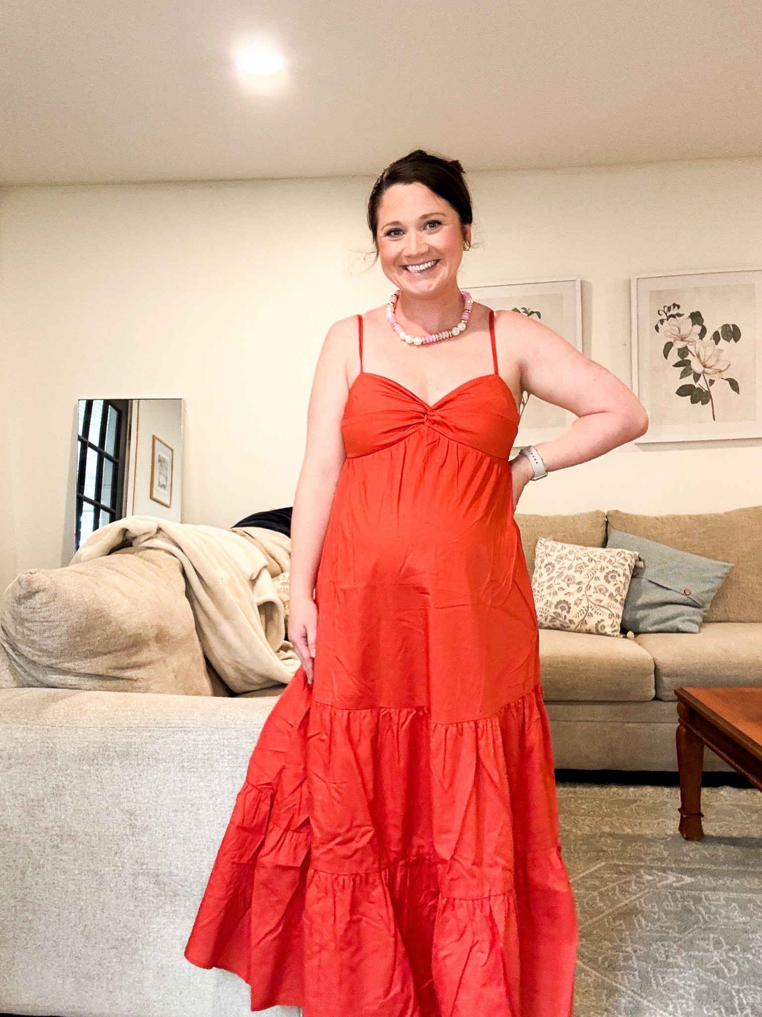 Vacation dress. Maxi dress. Beach style 