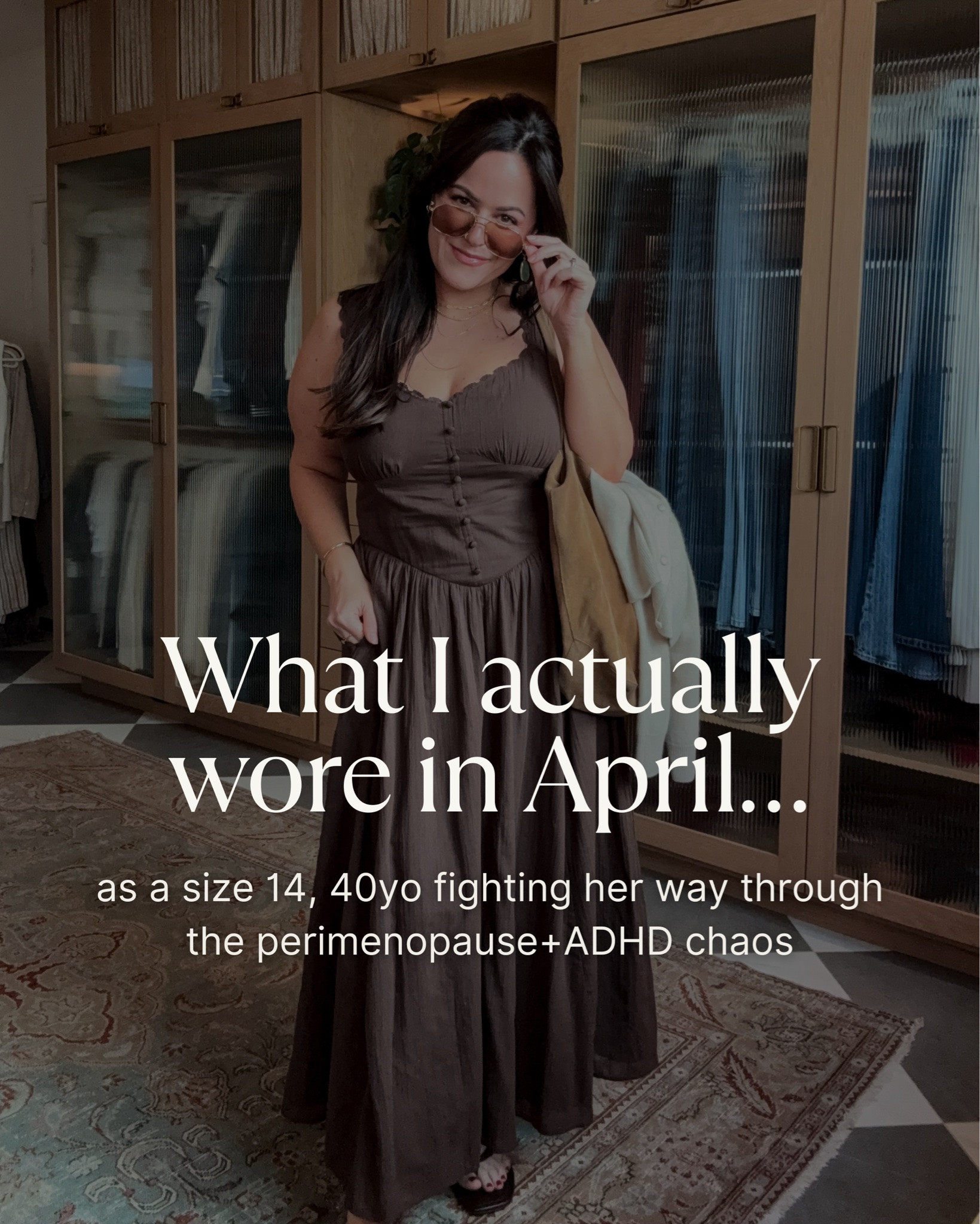what i actually wore in april as a size 14, 40-year-old surviving perimenopause + adhd chaos 😂

some outfits were cute. some days the win was just getting dressed at all.

#LTKSeasonal #LTKMidsize