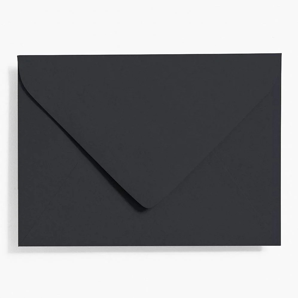 A7 Black Envelopes | Paper Source