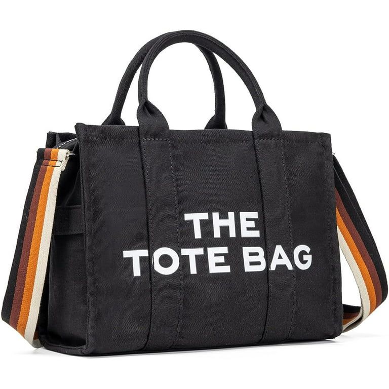 KABAQOO Large Canvas Tote Bag Girls Crossbody Zipper Handbag Satchel Shoulder Bags for Women | Walmart (US)