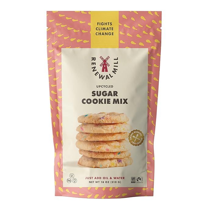 Renewal Mill Sugar Cookie Mix 15 oz, Gluten-Free, Vegan, Non-GMO, Upcycled Ingredients I Easy to ... | Amazon (US)