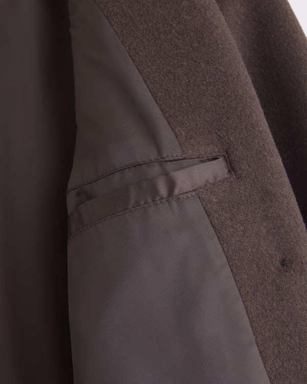 Women's A&F Carrie Wool-Blend Trench Coat | Women's Coats & Jackets | Abercrombie.com | Abercrombie & Fitch (US)