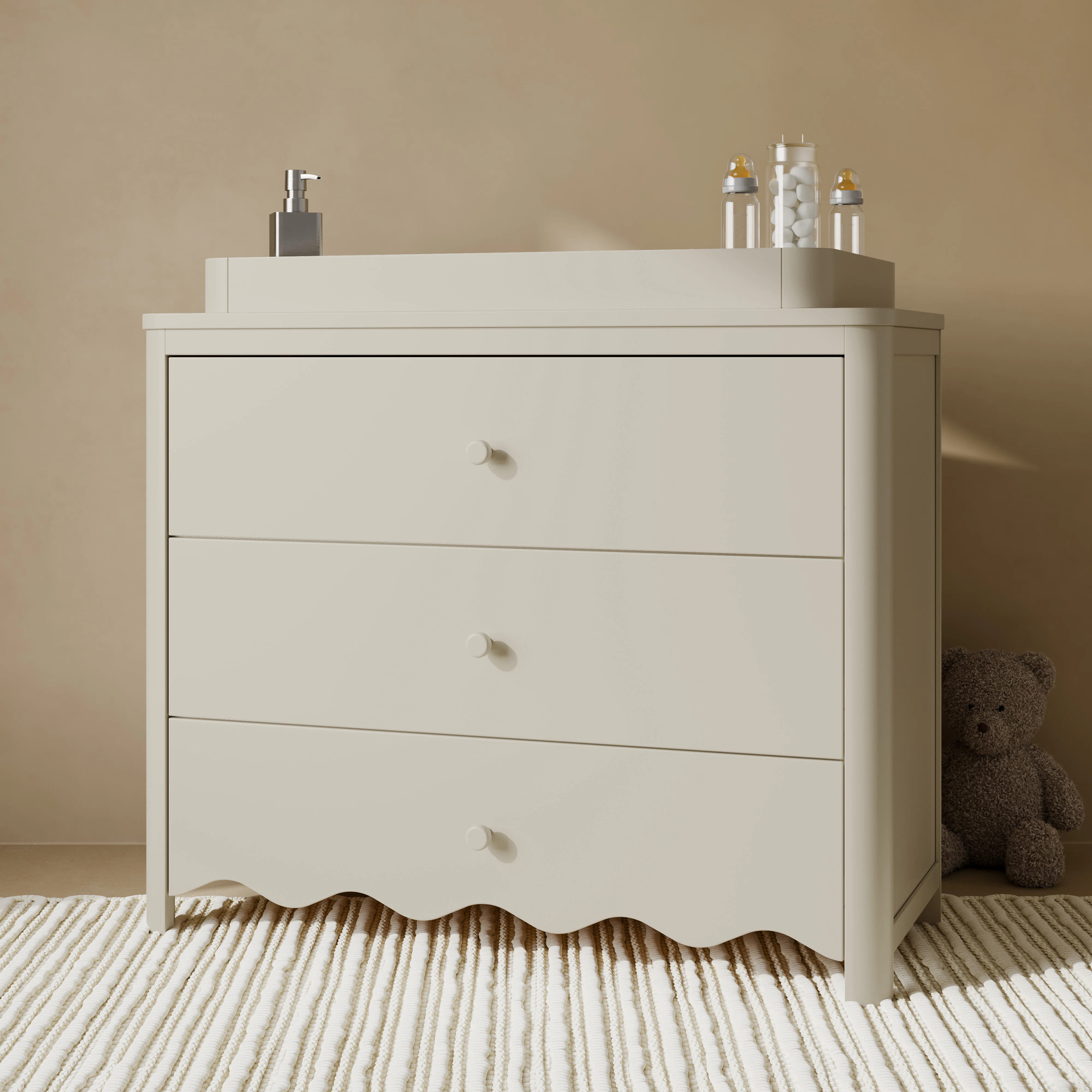 Casablanca 3 Drawer Chest With Removable Changing Table Topper | Wayfair North America