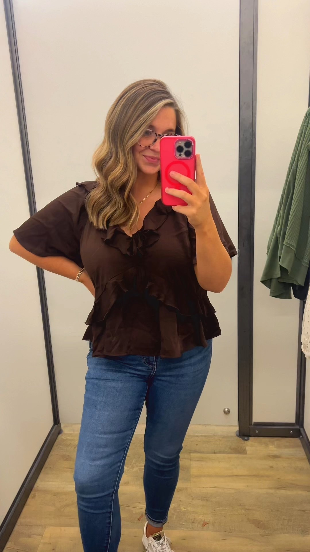 Snagged this adorable top for Thanksgiving this year! Wanted something comfy and flowy that I could wear with jeans. Run quick, they are practically sold out online so check in stores for better luck! 