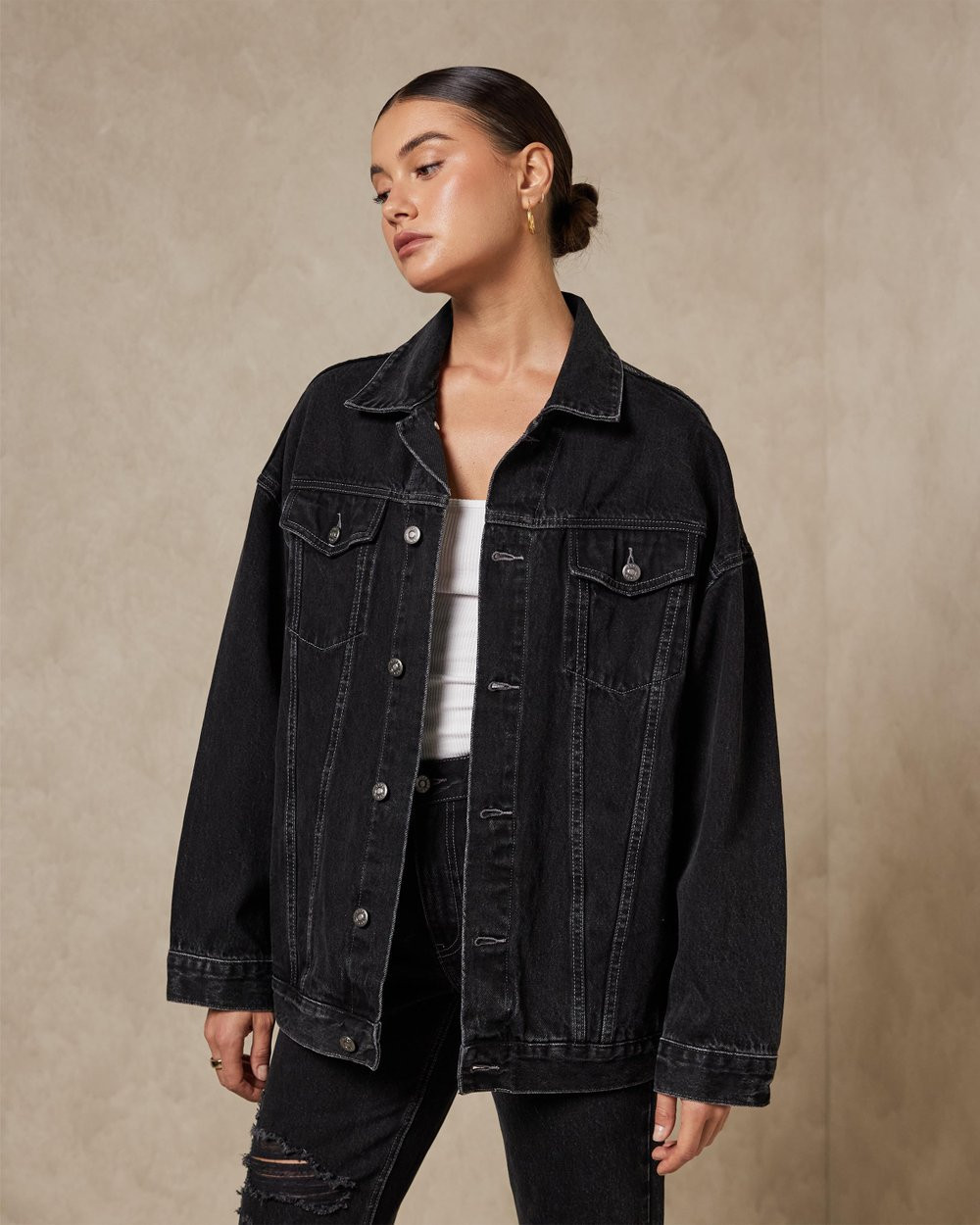 Organic Oversized Denim Jacket | THE ICONIC (AU & NZ)