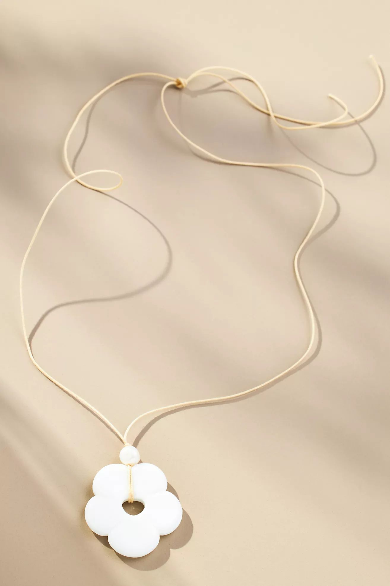 Frasier Sterling Floral Pendant Necklace | Anthropologie (US)