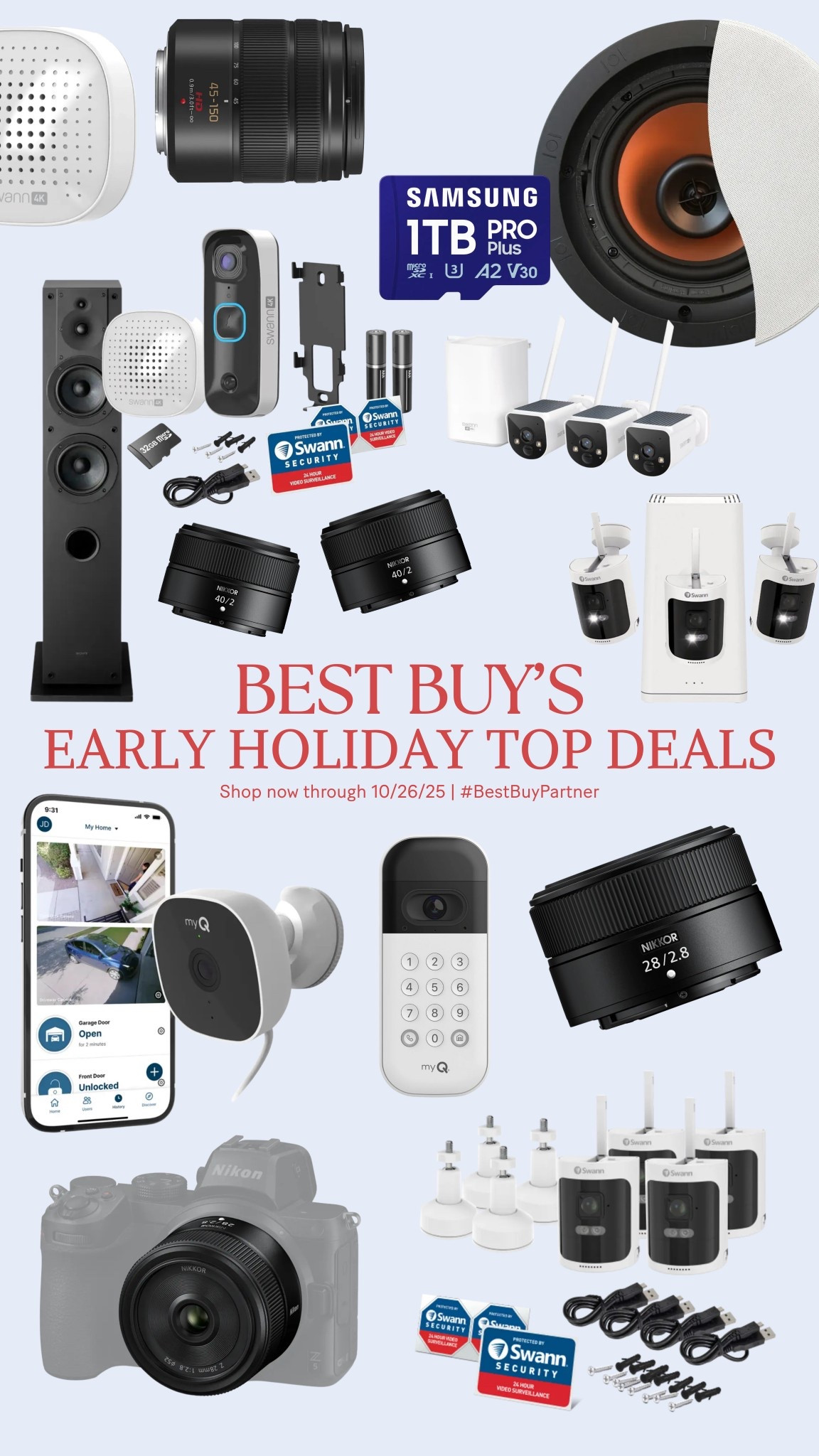 #BestBuyPartner Get a head start on your early holiday shopping with top deals at Best Buy now through 10/26/25 ✨ @bestbuy 