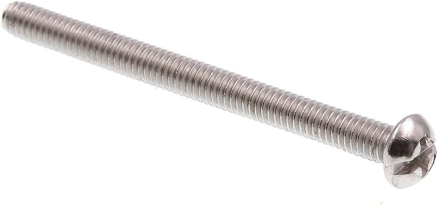 Prime-Line 9003911 Machine Screw, Round Head, Slotted/Phillips Combo, #8-32 X 2 in, Grade 18-8 St... | Amazon (US)