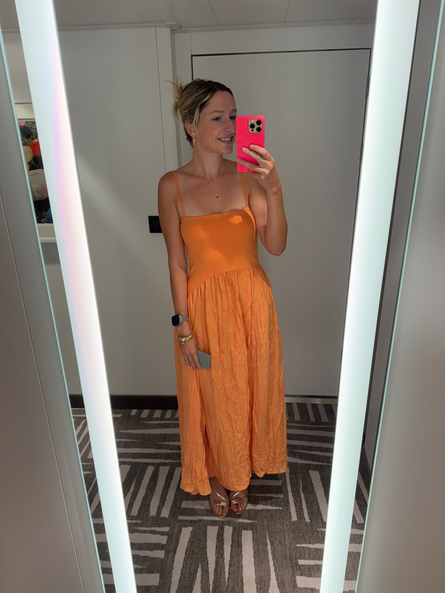 Cute orange dress for a tropical vacay!! 

#LTKootd #LTKTravel #LTKTall