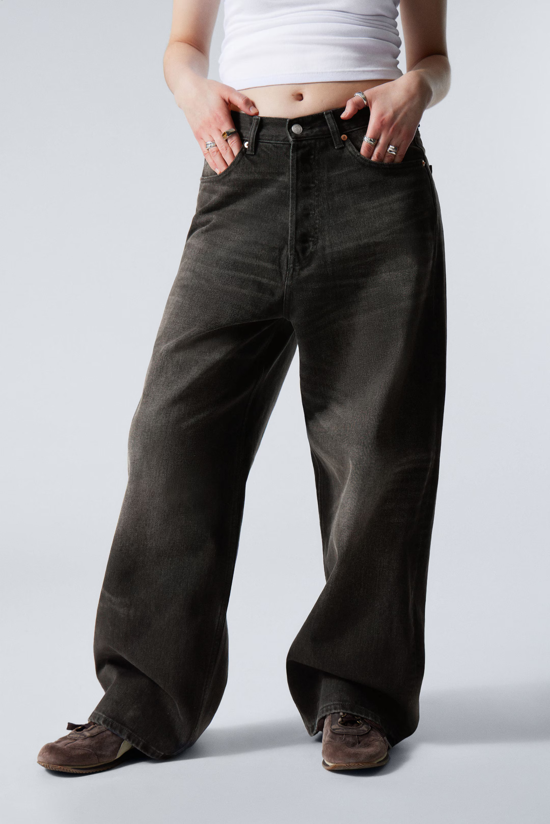 Astro Loose Baggy Leg Jeans | Weekday