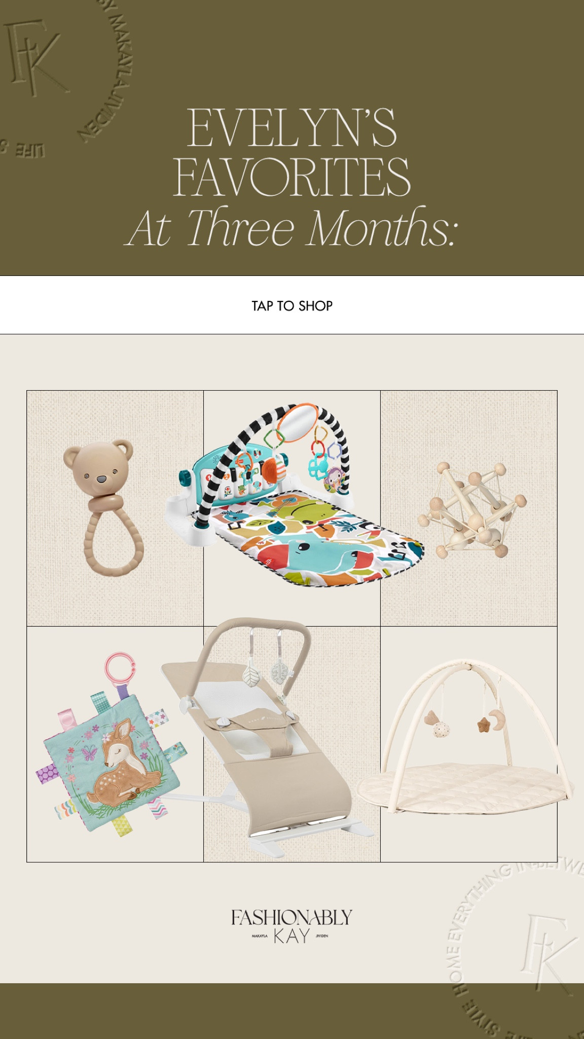 My girls faves currently at 3 months 🤎🤎

3 month old, baby favorites, baby bouncer, activity mat 

#LTKFamily #LTKFindsUnder50 #LTKBaby