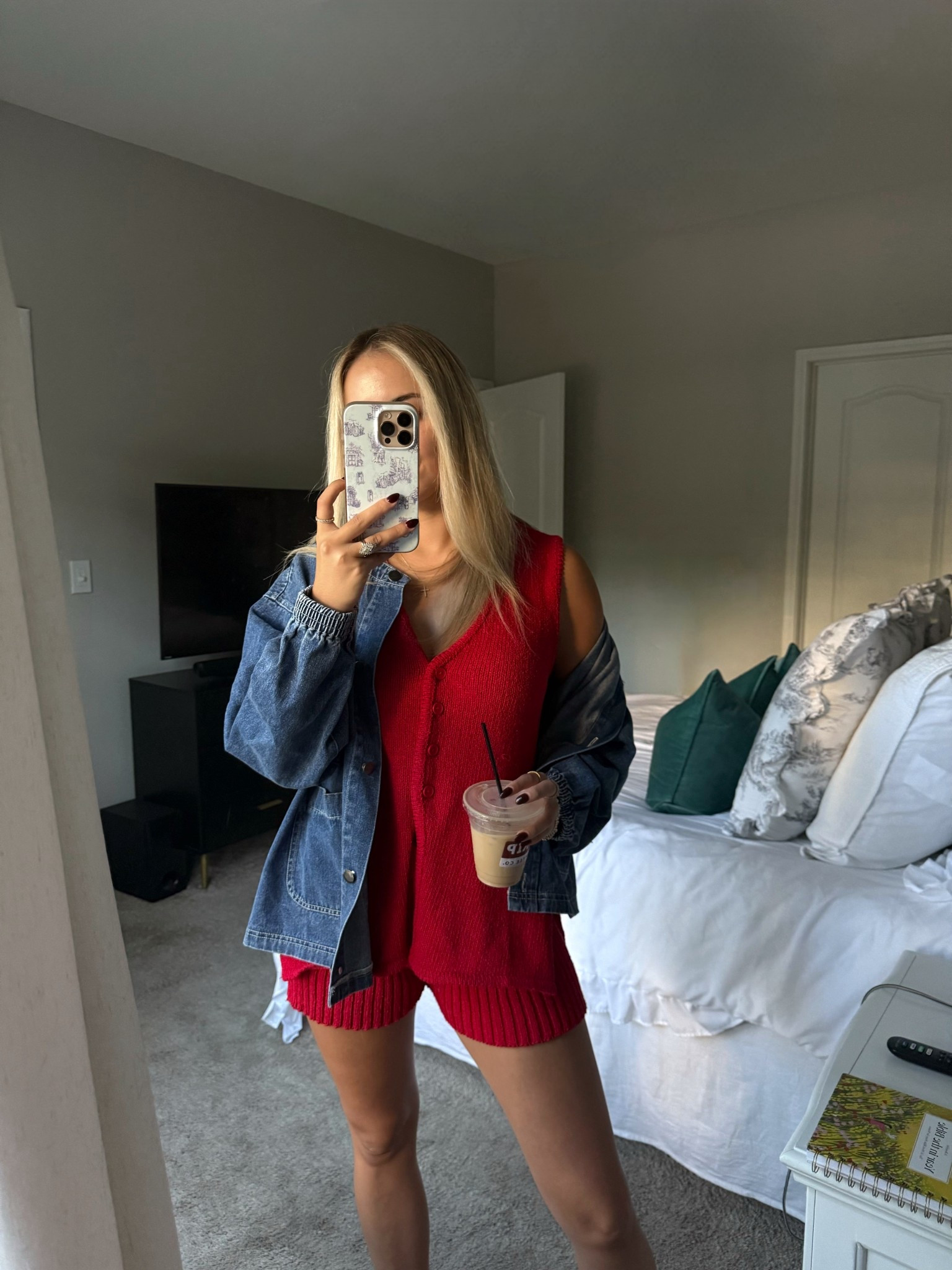 15% off RiffRaff with code KENZIE15 

The cutest knit red sweater set paired with uggs and a lightweight denim bomber jacket 

#LTKFindsUnder100 #LTKStyleTip