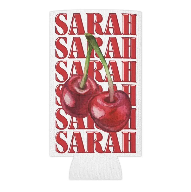 CUSTOM Name Can Cooler, She's the Cherry on Top , Bachelorette Party Favor - Etsy | Etsy (US)