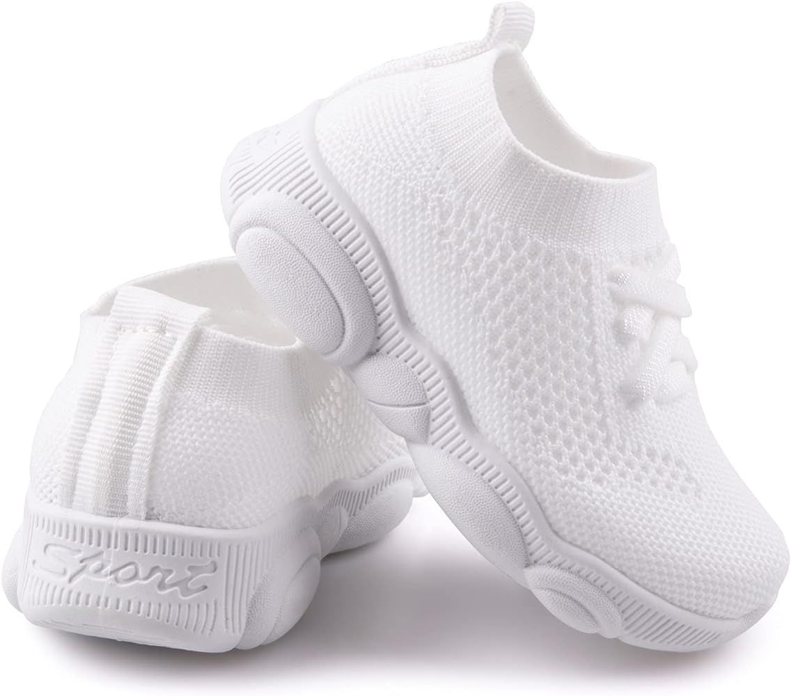 Baby First Walking Shoes 1-4 Years Kid Shoes Trainers Toddler Slip on Infant Waves Shoes Boys Gir... | Amazon (US)