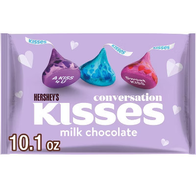 Hershey's Kisses Conversation Valentine's Day Milk Chocolate Candy - 10.1oz | Target