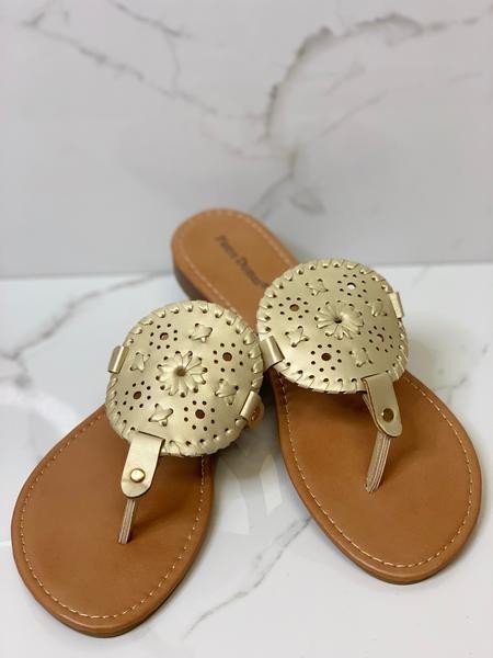 Heart Of Gold Sandals | ivy & leo