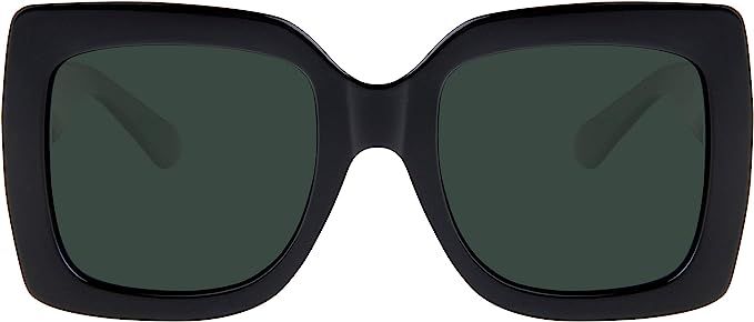 Big Square Polarized Oversized Ladies Designer Inspired Sunglasses for Women | Amazon (US)