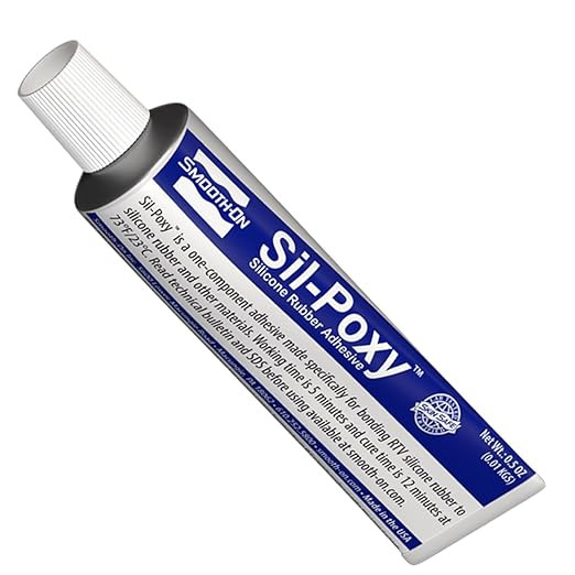Smooth-On SIL-Poxy™ Rubber Silicone Adhesive, 0.5 oz Tube – Flexible RTV Silicone Glue for Si... | Amazon (US)