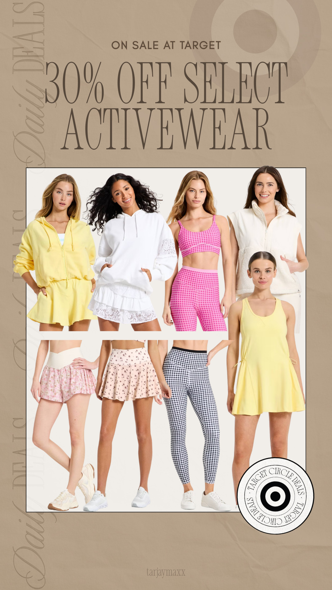 Target activewear is 30% off right now and there are so many cute pieces included in the sale. Perfect timing if you’ve been wanting new workout sets, Pilates outfits, or just easy athleisure for everyday. 
spring outfits 2026, date night outfits, vacation outfits beach, easter basket stuffers, easter dress women, st patricks day outfit women, spring dresses, work outfits, plus size fashion, spring break outfits
target activewear, workout sets, pilates outfits, athleisure outfits, tennis skirt outfit 

 #LTKgrwm #LTKootd #LTKActive