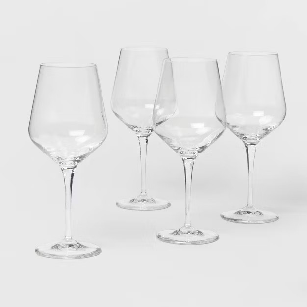 4pk Atherton Wine Glasses - Threshold™ | Target