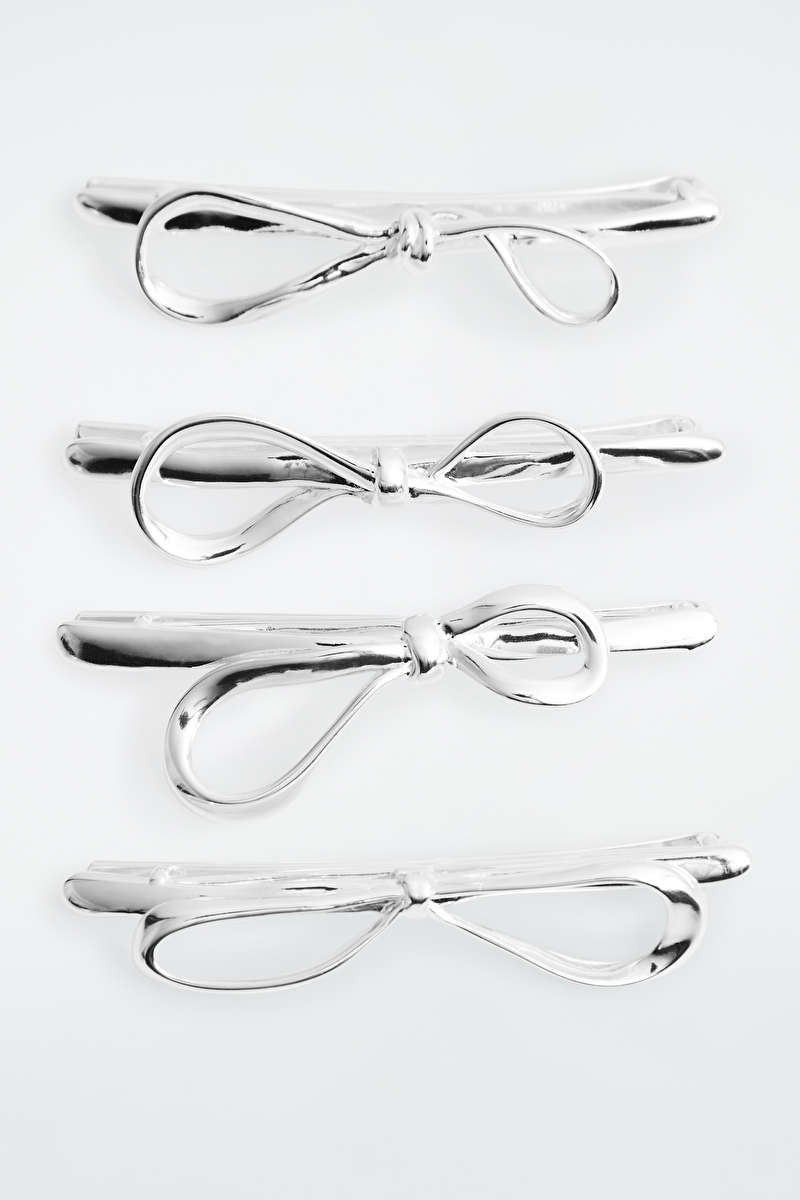 4-PACK BOW HAIR SLIDES | COS (US)