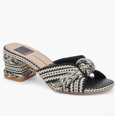 These Dolce Vita sandals are on sale and they are just so cute! The woven fabric in black-and-white neutral is perfect for so many outfits this summer.

#LTKShoeCrush #LTKSaleAlert #LTKFindsUnder100