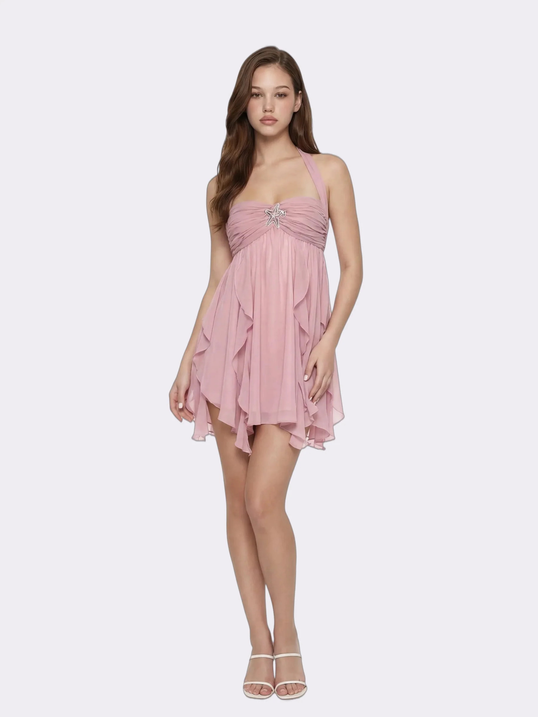 Arabella Dress (Purple) - Purple / S | Nana Jacqueline