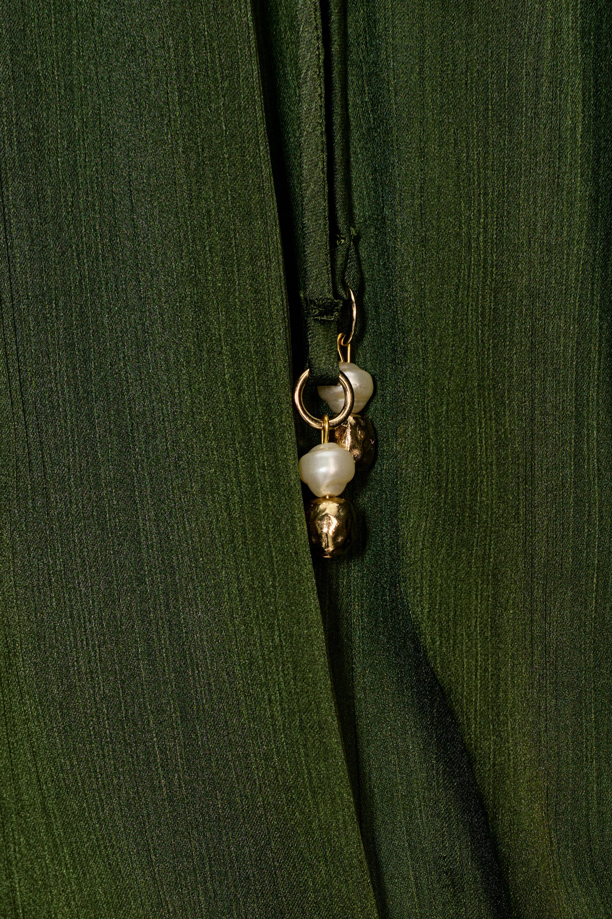 SATIN EFFECT BALLOON BLOUSE | Zara US