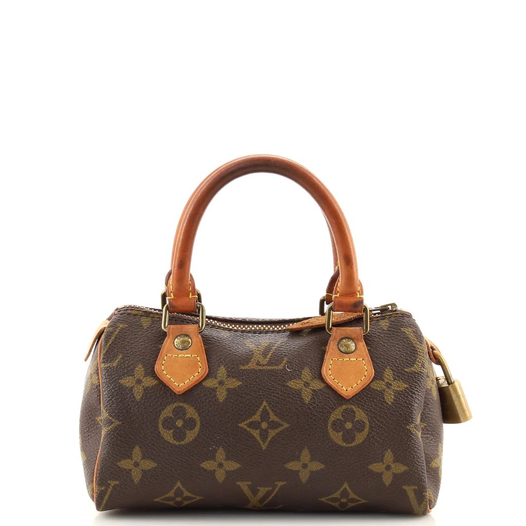 Louis Vuitton Speedy Mini HL Handbag Monogram Canvas Brown 1760171 | Rebag