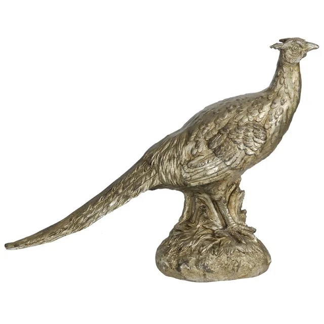 A&B Home Pheasant Statue, Gold | Walmart (US)