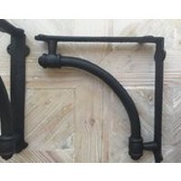 Cast Iron Arched Shelf Brackets for Farmhouse and Industrial Home Decor Rustic Shelf Hardware | Etsy (US)