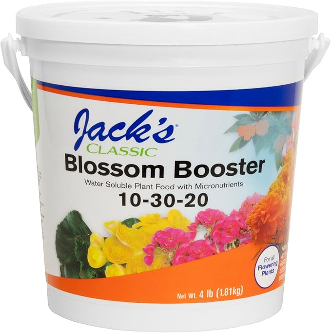 Jack's Classic 10-30-20 Blossom Booster Water-Soluble Fertilizer with Micronutrients for Increasi... | Amazon (US)