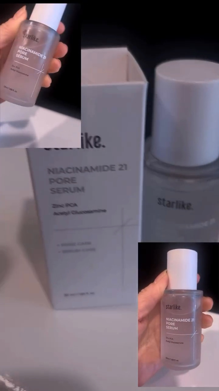 We all want that glass skin look with less visible pores.  I have added this @starlike.global Starlike Niacinamide 21 Pore Serum to my evening routine. 

One thing my skincare routine was lacking is niacinamide and this serum has 21% which is high but still super gentle. 
It is fast absorbing and isnt sticky, this pore serum is what your skin craves. 
It has been made to reduce the area, volume, depth, and number of pores.  It works well with other products and I have noticed a difference in the texture of my skin. 
@starlike.official @starlike.global @skinseoul.official

Available @ https://skin-seoul.com 
Use my code TERRIRB10 for 10% off

#Starlike #SkinSeoul #KBeauty #GlassSkin #StarlikeSerum