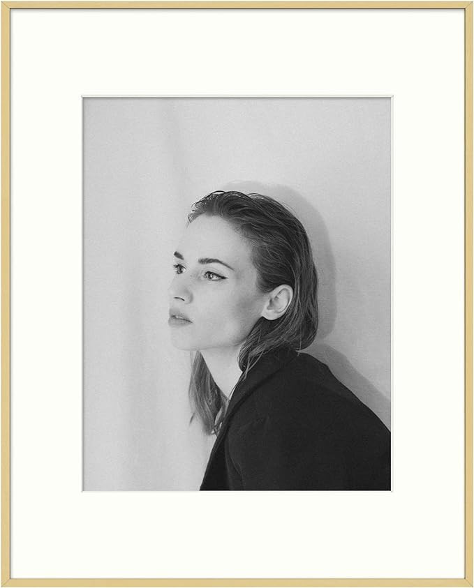 Golden State Art, 16x20 Aluminum Photo Frame with Ivory Mat for 11x14 Pictures - Sawtooth Hangers... | Amazon (US)